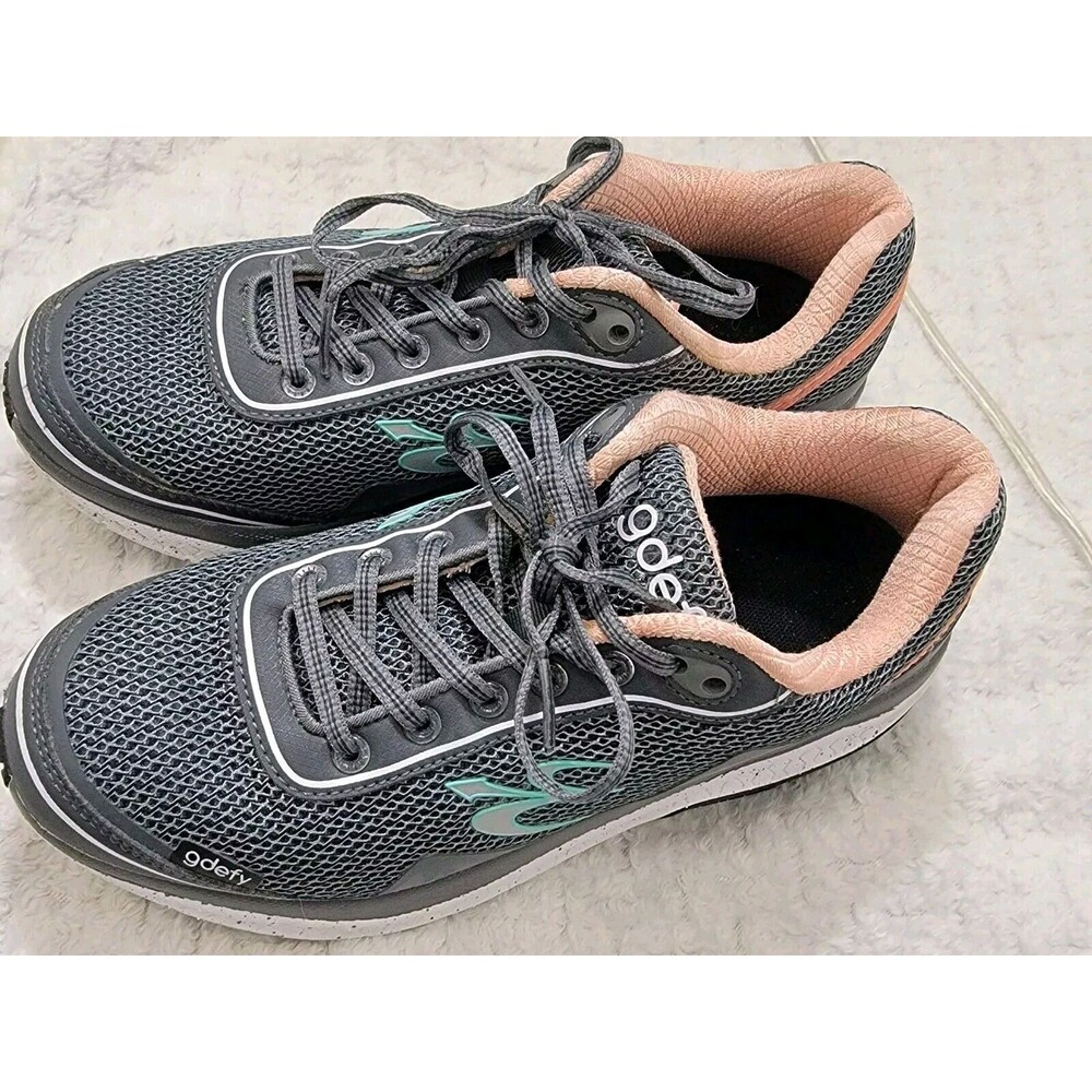 GDEFY Mighty Walk Gravity Defyer Athletic Shoes Women's‎ Size 9 TB9024FGP-M EUC
